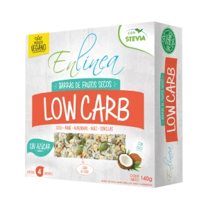 BARRAS LOW CARB FRUTOS SECOS CON COCO 140g