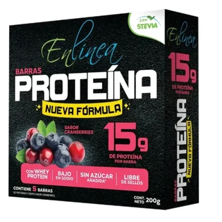 BARRAS DE PROTEINAS CRANBERRIES 200g