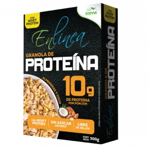 GRANOLA PROTEINA ALMENDRAS Y COCO 300G