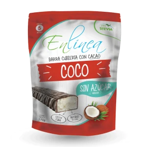 BARRA DE COCO BAÑADA CON CACAO