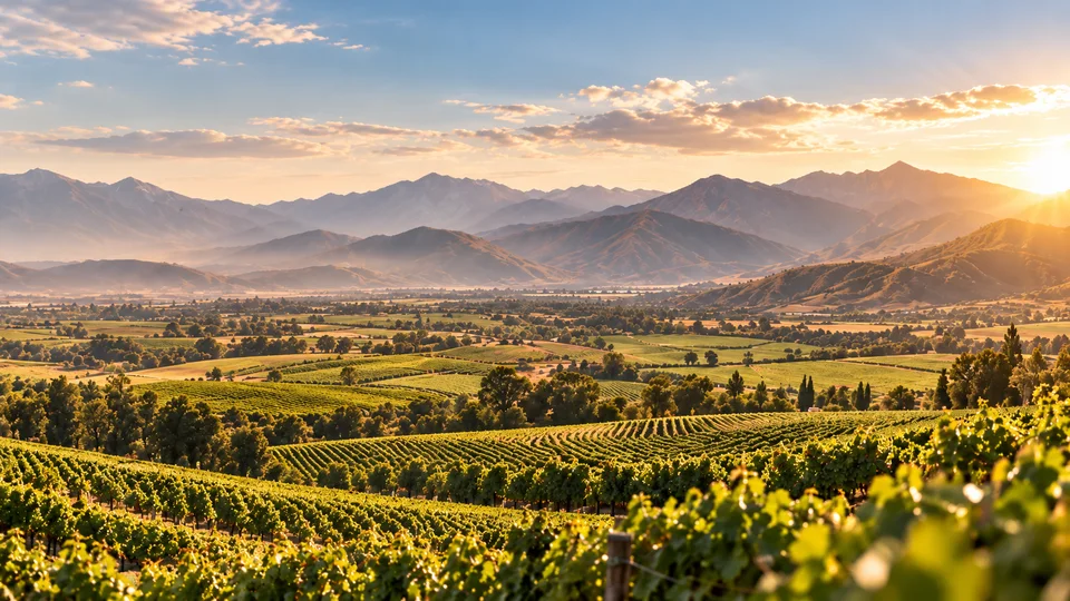 Paisaje de referencia del valle y los alimentos de nuestra región